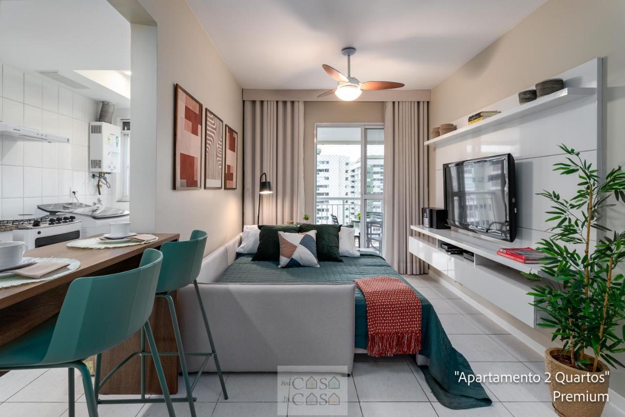 2 Quartos Com Varanda A 300M Riocentro Wi-Fi 120Mbps E Cozinha Completa - Condominio Com Piscina, Estacionamento, Portaria 24H E Parquinho Infantil - Apartamento Indicado Para Grupos, Hospedes A Trabalho E Criancas Рио де Жанейро Екстериор снимка