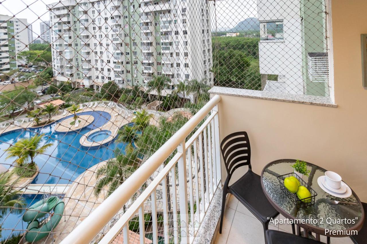 2 Quartos Com Varanda A 300M Riocentro Wi-Fi 120Mbps E Cozinha Completa - Condominio Com Piscina, Estacionamento, Portaria 24H E Parquinho Infantil - Apartamento Indicado Para Grupos, Hospedes A Trabalho E Criancas Рио де Жанейро Екстериор снимка