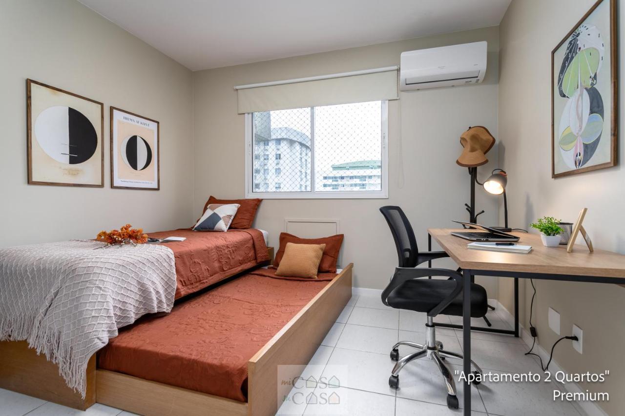 2 Quartos Com Varanda A 300M Riocentro Wi-Fi 120Mbps E Cozinha Completa - Condominio Com Piscina, Estacionamento, Portaria 24H E Parquinho Infantil - Apartamento Indicado Para Grupos, Hospedes A Trabalho E Criancas Рио де Жанейро Екстериор снимка