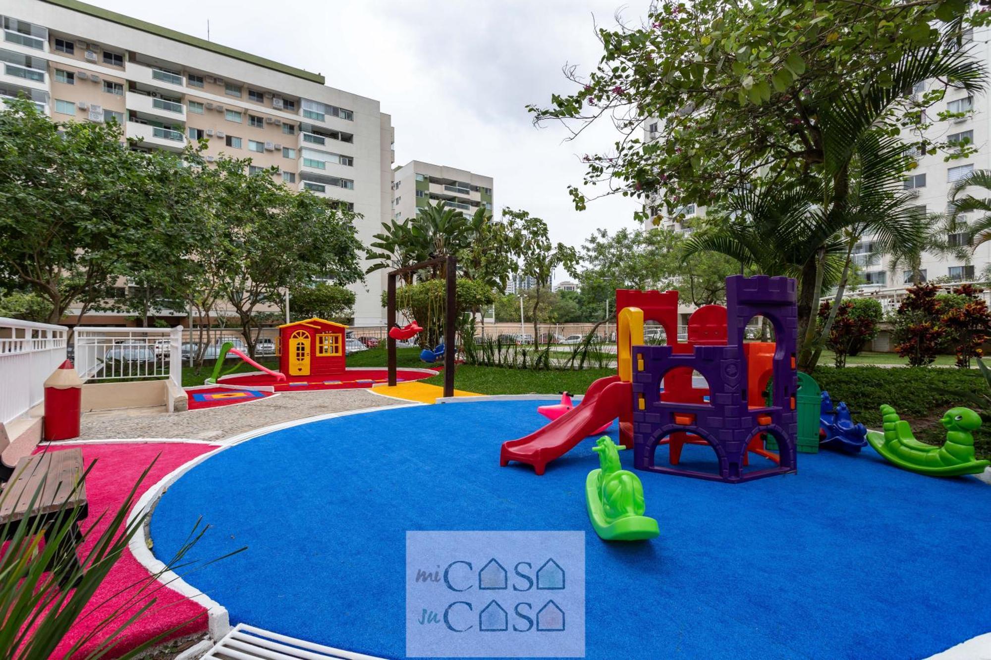 2 Quartos Com Varanda A 300M Riocentro Wi-Fi 120Mbps E Cozinha Completa - Condominio Com Piscina, Estacionamento, Portaria 24H E Parquinho Infantil - Apartamento Indicado Para Grupos, Hospedes A Trabalho E Criancas Рио де Жанейро Екстериор снимка