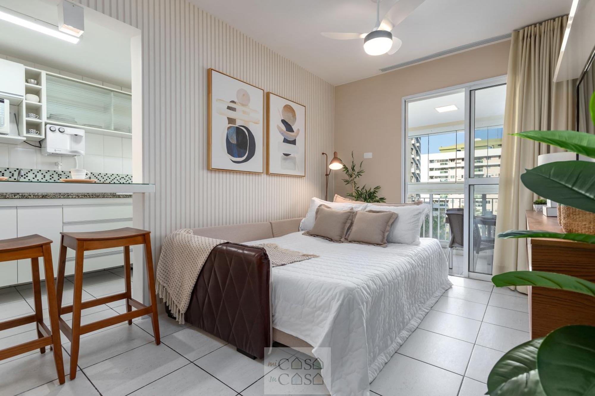 2 Quartos Com Varanda A 300M Riocentro Wi-Fi 120Mbps E Cozinha Completa - Condominio Com Piscina, Estacionamento, Portaria 24H E Parquinho Infantil - Apartamento Indicado Para Grupos, Hospedes A Trabalho E Criancas Рио де Жанейро Стая снимка
