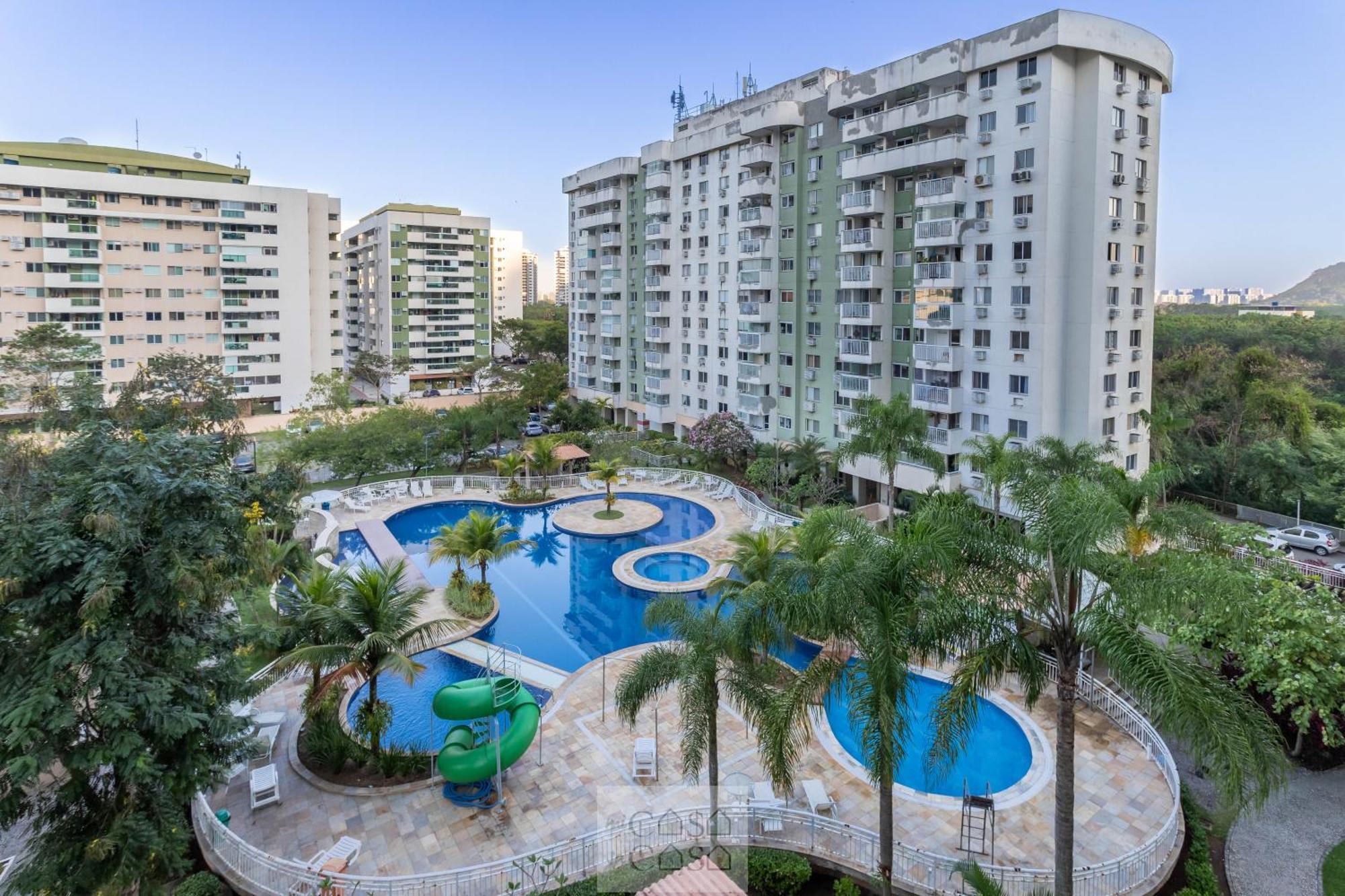 2 Quartos Com Varanda A 300M Riocentro Wi-Fi 120Mbps E Cozinha Completa - Condominio Com Piscina, Estacionamento, Portaria 24H E Parquinho Infantil - Apartamento Indicado Para Grupos, Hospedes A Trabalho E Criancas Рио де Жанейро Екстериор снимка