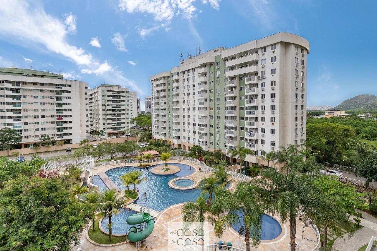 2 Quartos Com Varanda A 300M Riocentro Wi-Fi 120Mbps E Cozinha Completa - Condominio Com Piscina, Estacionamento, Portaria 24H E Parquinho Infantil - Apartamento Indicado Para Grupos, Hospedes A Trabalho E Criancas Рио де Жанейро Екстериор снимка