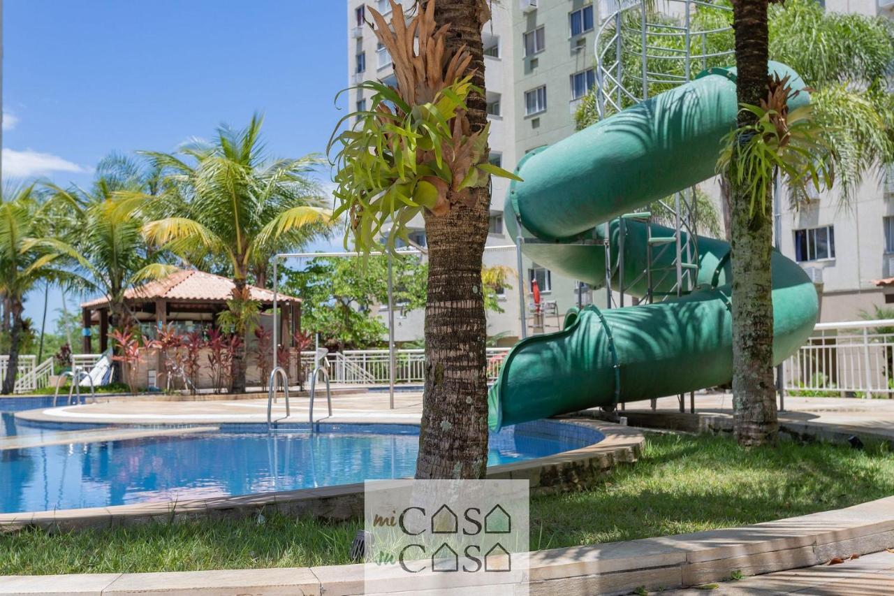 2 Quartos Com Varanda A 300M Riocentro Wi-Fi 120Mbps E Cozinha Completa - Condominio Com Piscina, Estacionamento, Portaria 24H E Parquinho Infantil - Apartamento Indicado Para Grupos, Hospedes A Trabalho E Criancas Рио де Жанейро Екстериор снимка