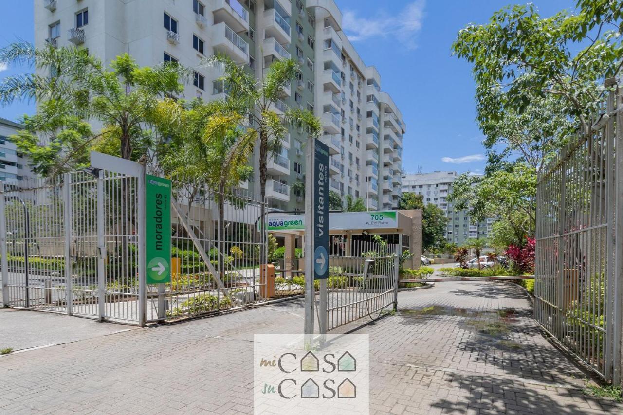 2 Quartos Com Varanda A 300M Riocentro Wi-Fi 120Mbps E Cozinha Completa - Condominio Com Piscina, Estacionamento, Portaria 24H E Parquinho Infantil - Apartamento Indicado Para Grupos, Hospedes A Trabalho E Criancas Рио де Жанейро Екстериор снимка